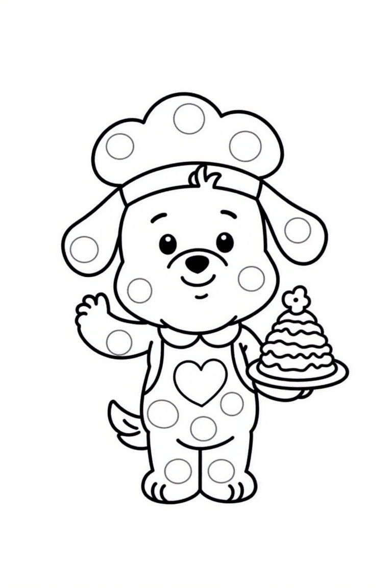 Do a dot art,  coloring book style,  Above image the text: ["Beautiful day"]. The image depicts a simple character on Tens...