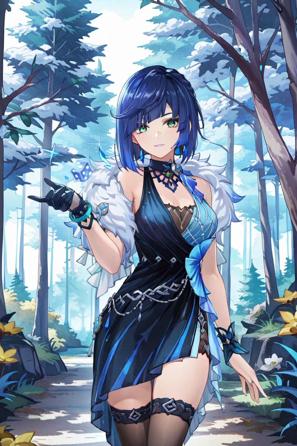 Forest,  Forest,  Thigh exposed on Tensor.Art