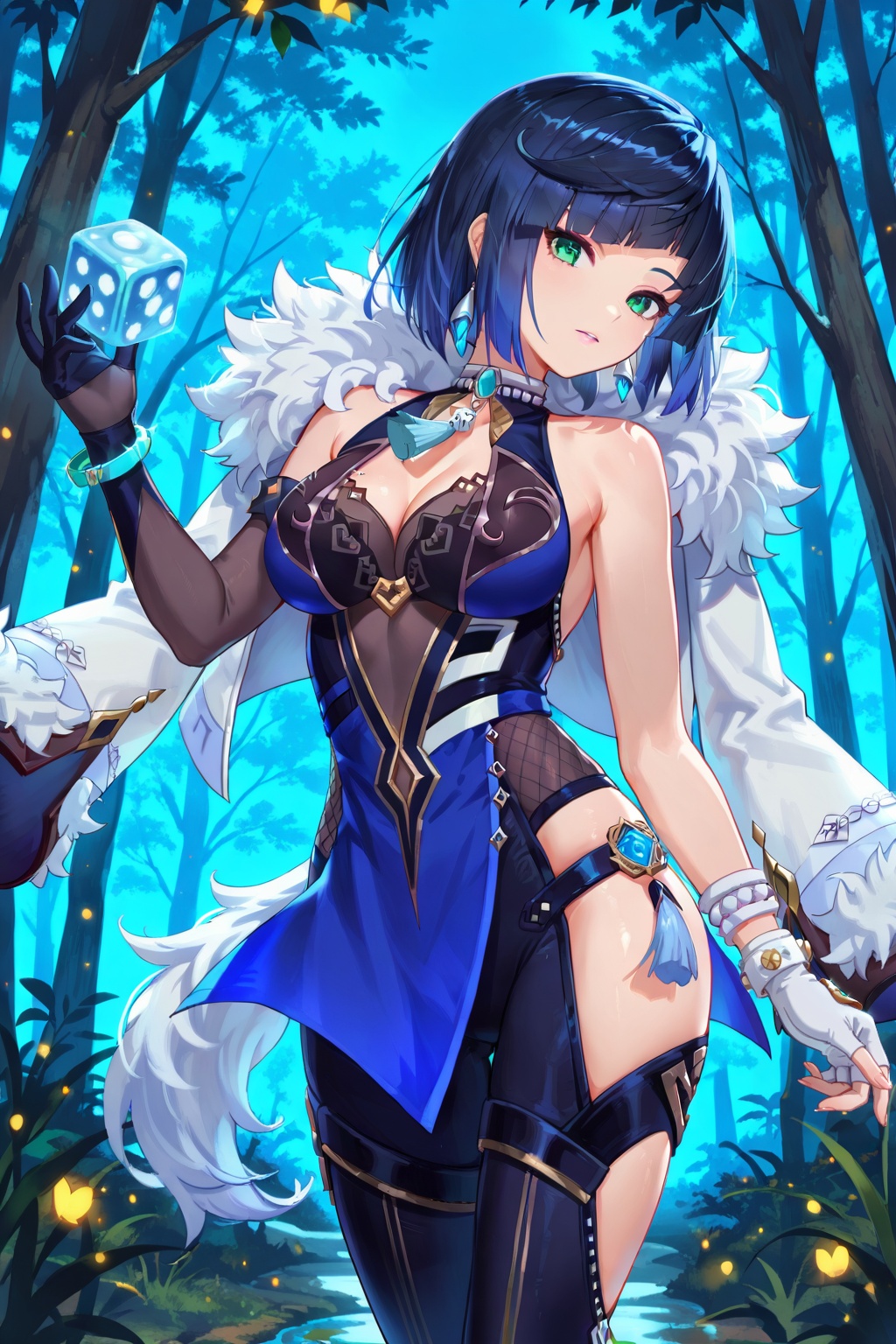 Forest,  Forest,  Thigh exposed on Tensor.Art