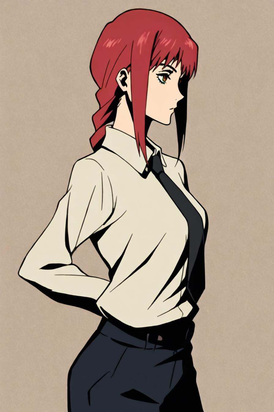 mak1ma0,  makima,  red hair on Tensor.Art