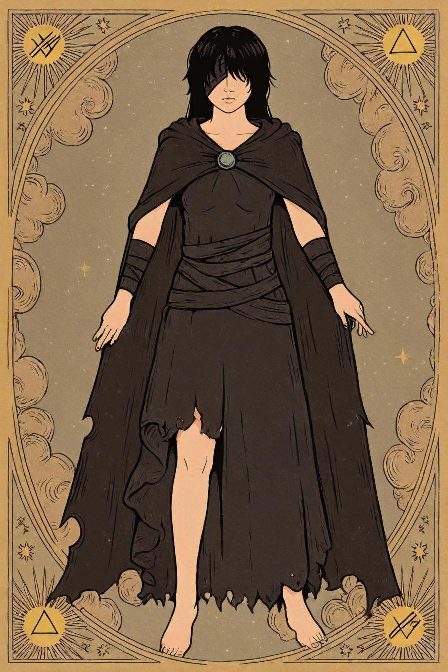 maideninblack,  maiden in black,  black hair on Tensor.Art