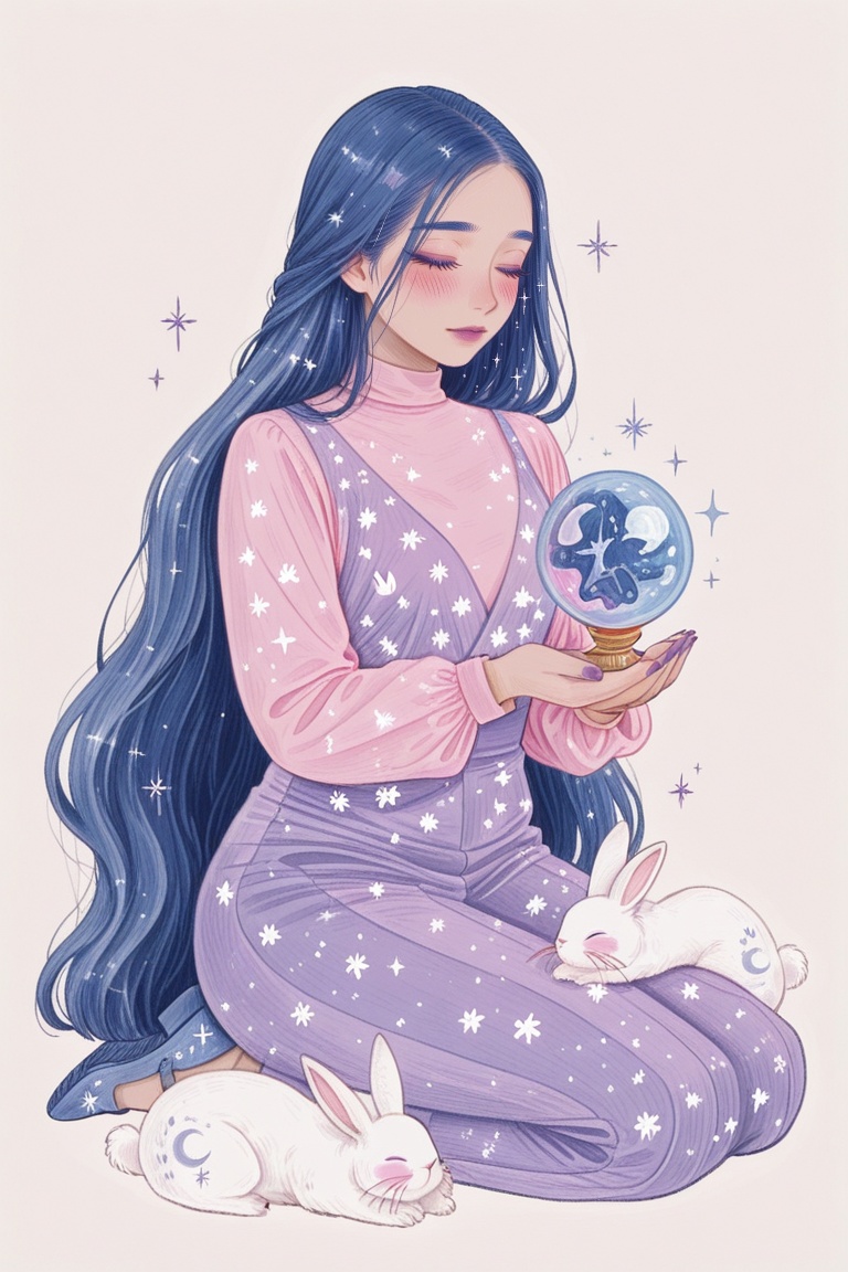 1girl,  solo,  long hair on Tensor.Art