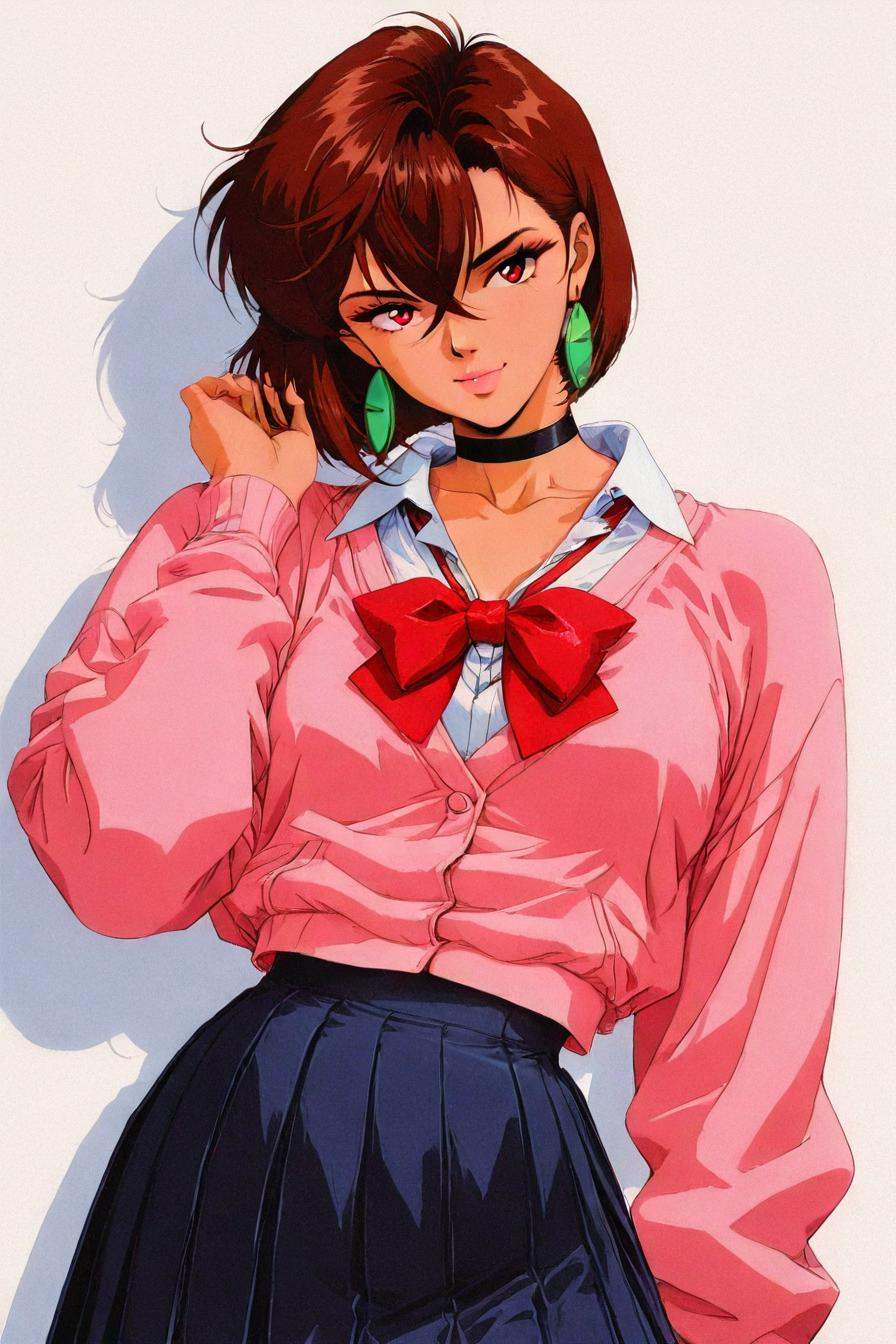 ayasemomo,  hair between eyes,  crossed bangs on Tensor.Art