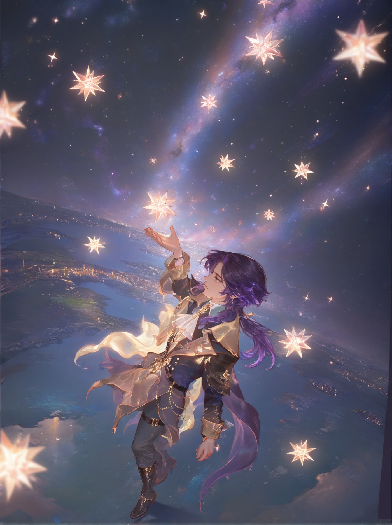 game cg,  sparkle_background,  masterpiece on Tensor.Art