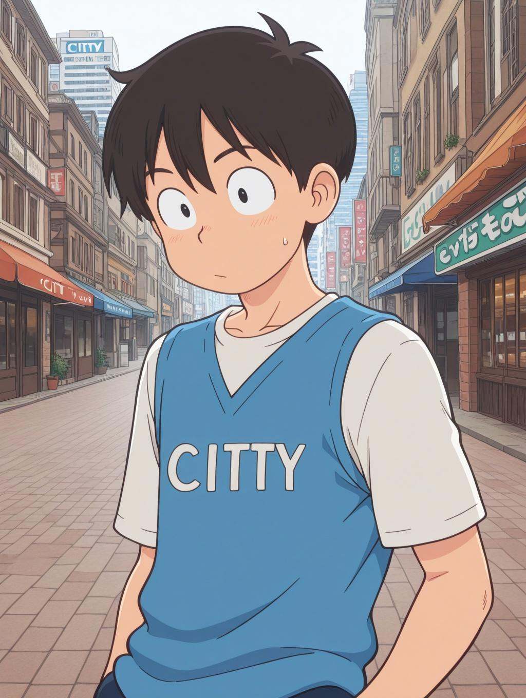 City STYLE,  1 boy,  male focus on Tensor.Art