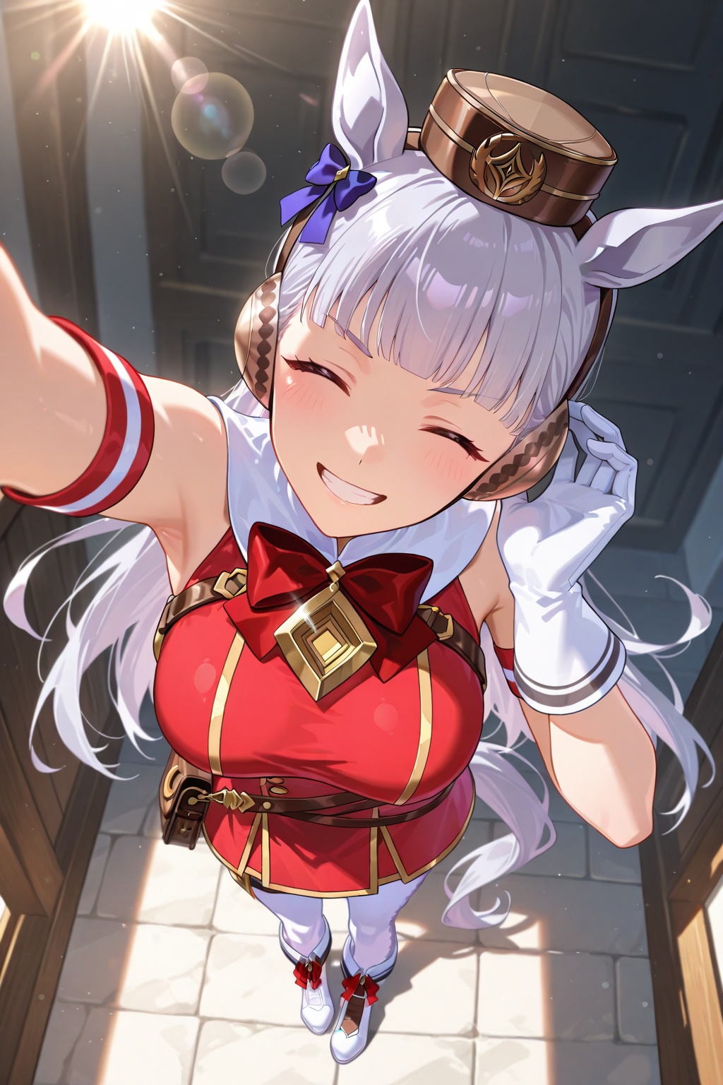 gold ship (umamusume),  1girl,  scenery on Tensor.Art