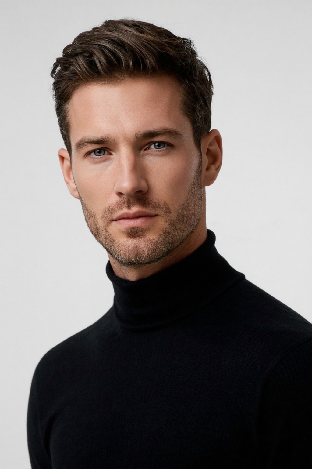 xnz,  omxn,  A man in a black Turtleneck on Tensor.Art