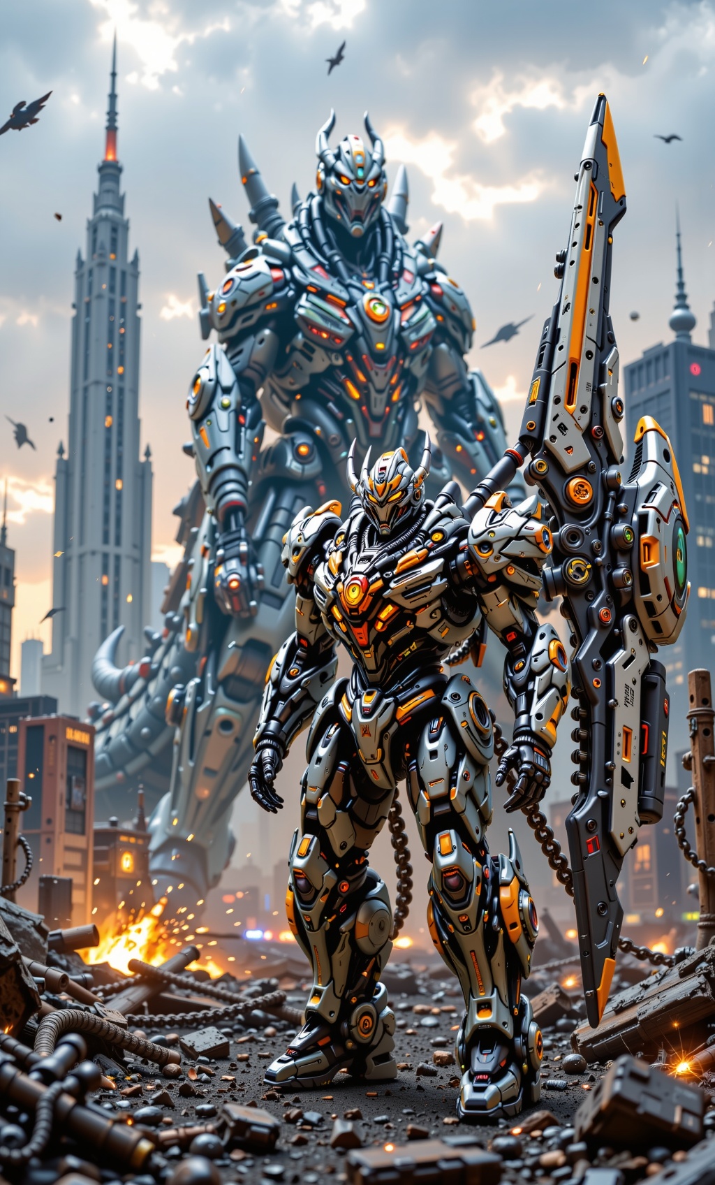 Post-apocalyptic style,  dramatic photograph,  Battlefield scene on Tensor.Art