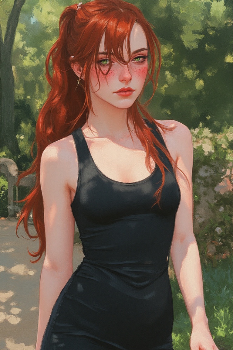 stylized_anime_semi_realism,  painterly_texture,  color_contrast on Tensor.Art