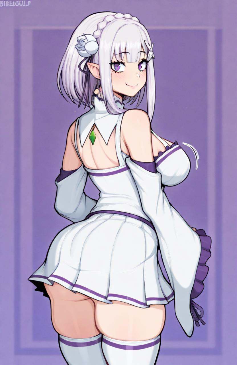masterpiece,  best quality,  Emilia on Tensor.Art