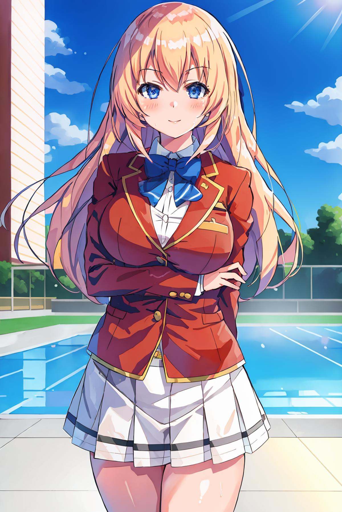 ichinose_honami_\(youjitsu\),  1girl,  blonde_hair on Tensor.Art