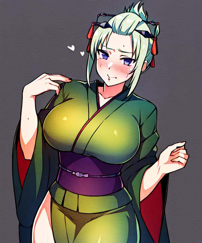tsukuyo,  hair_up,  1girl on Tensor.Art