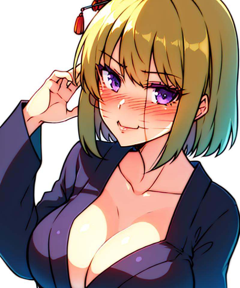 tsukuyo,  hair_down,  1girl on Tensor.Art