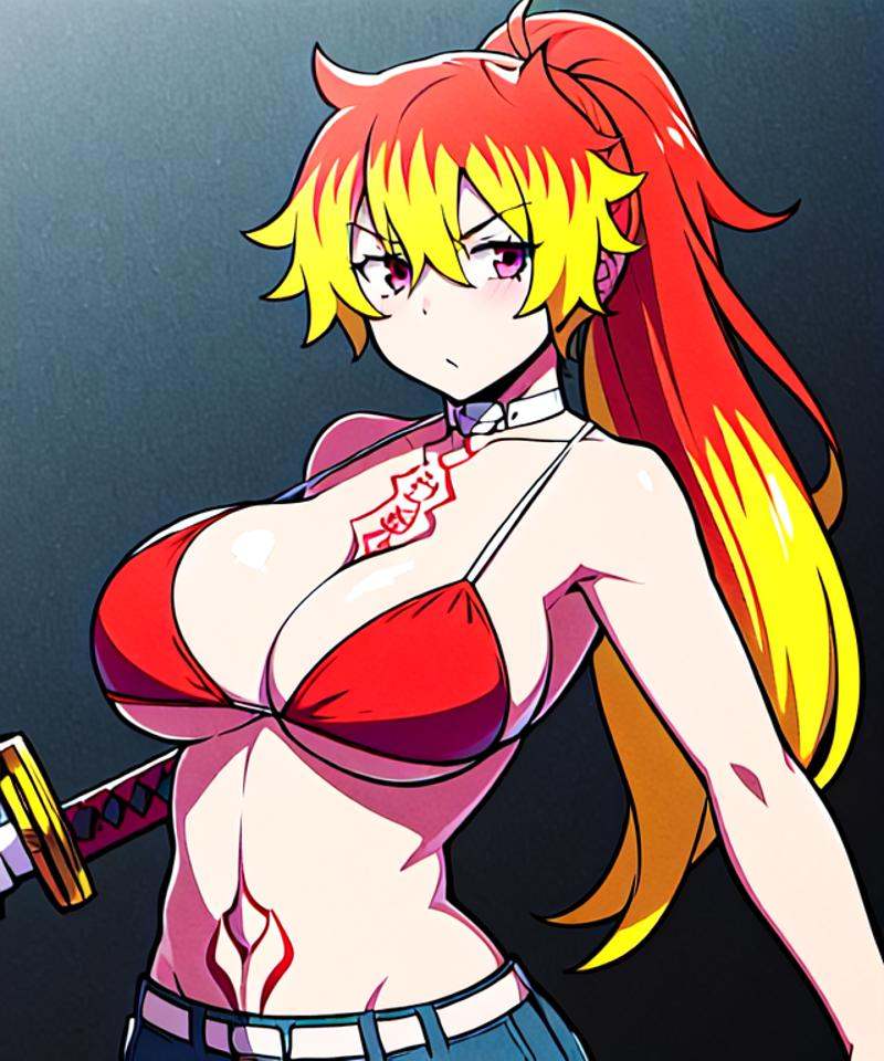 Shurakirigakure,  1girl,  solo on Tensor.Art