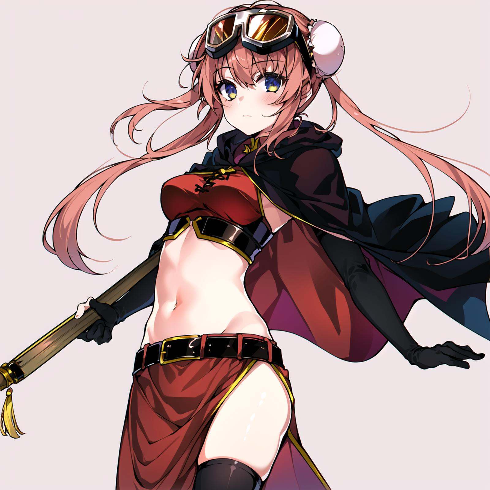 1girl,  Timeskip Kagura,  solo on Tensor.Art
