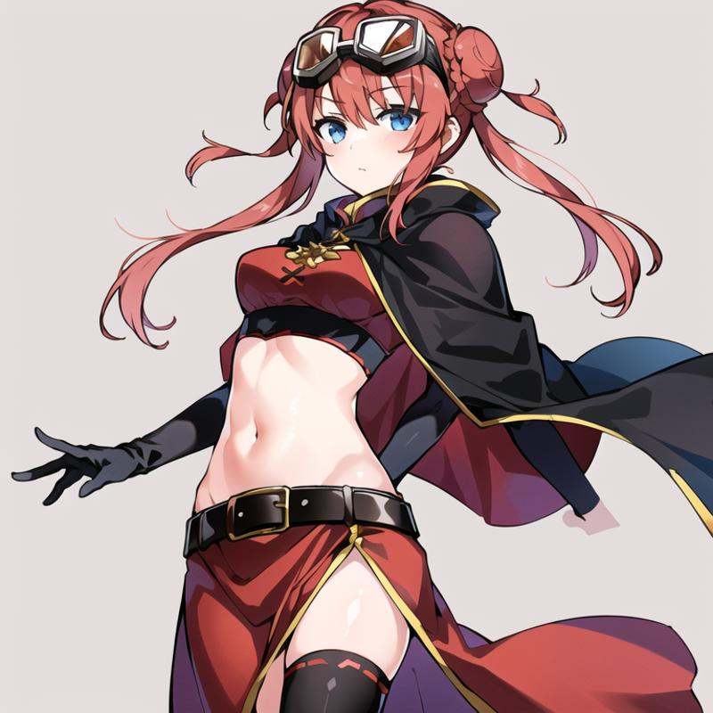 1girl,  Timeskip Kagura,  solo on Tensor.Art