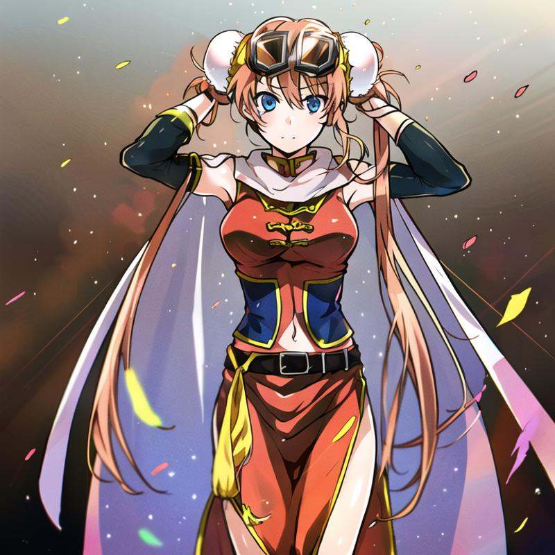 1girl,  Timeskip Kagura,  kagura_(gintama) on Tensor.Art
