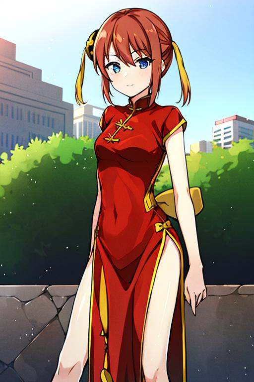 young Kagura,  1girl,  solo on Tensor.Art