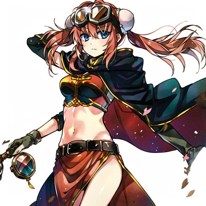 1girl,  Timeskip Kagura,  solo on Tensor.Art