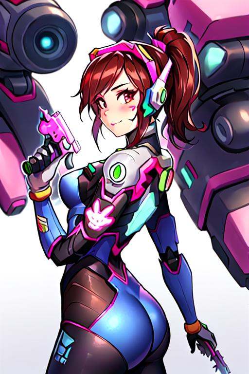 Deeva \(overwatch 1 version\),  1girl,  d.va \(overwatch 1/) on Tensor.Art