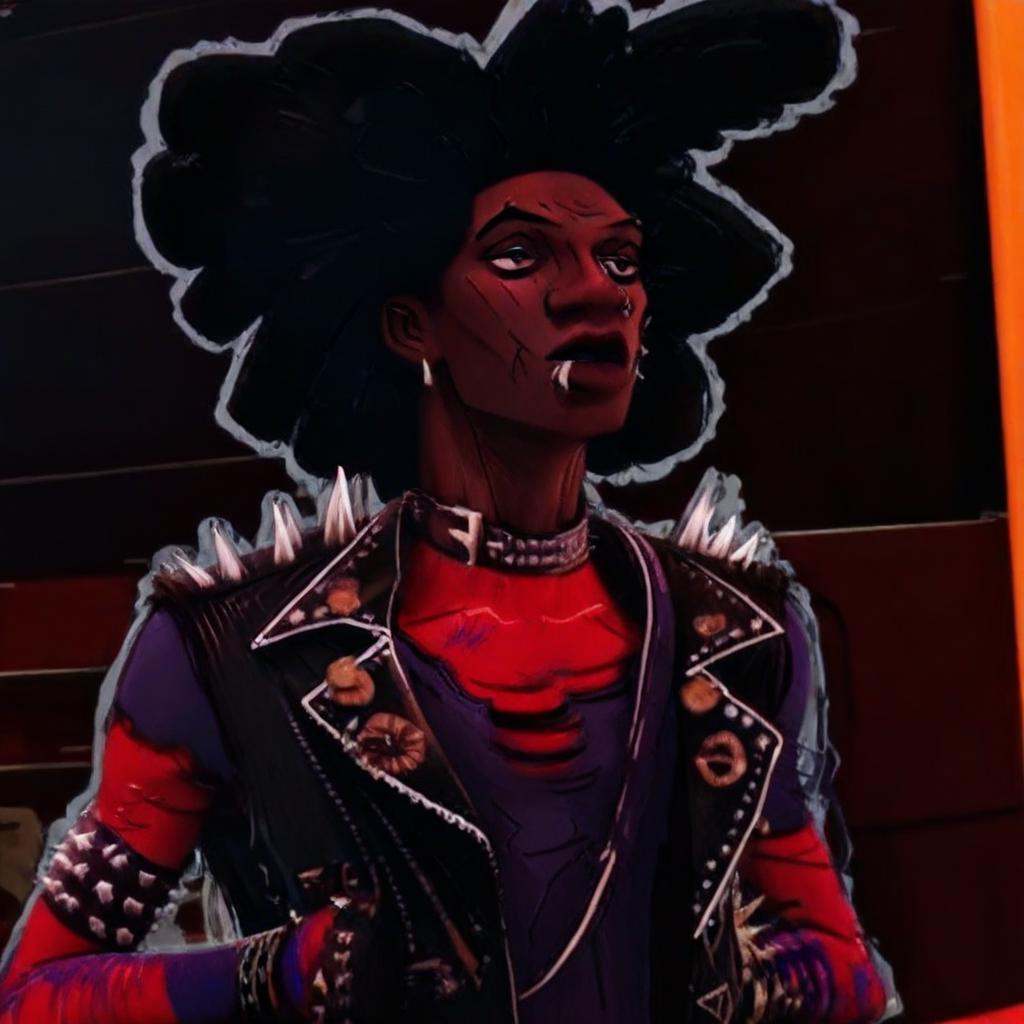 vest,  solo,  black hair on Tensor.Art