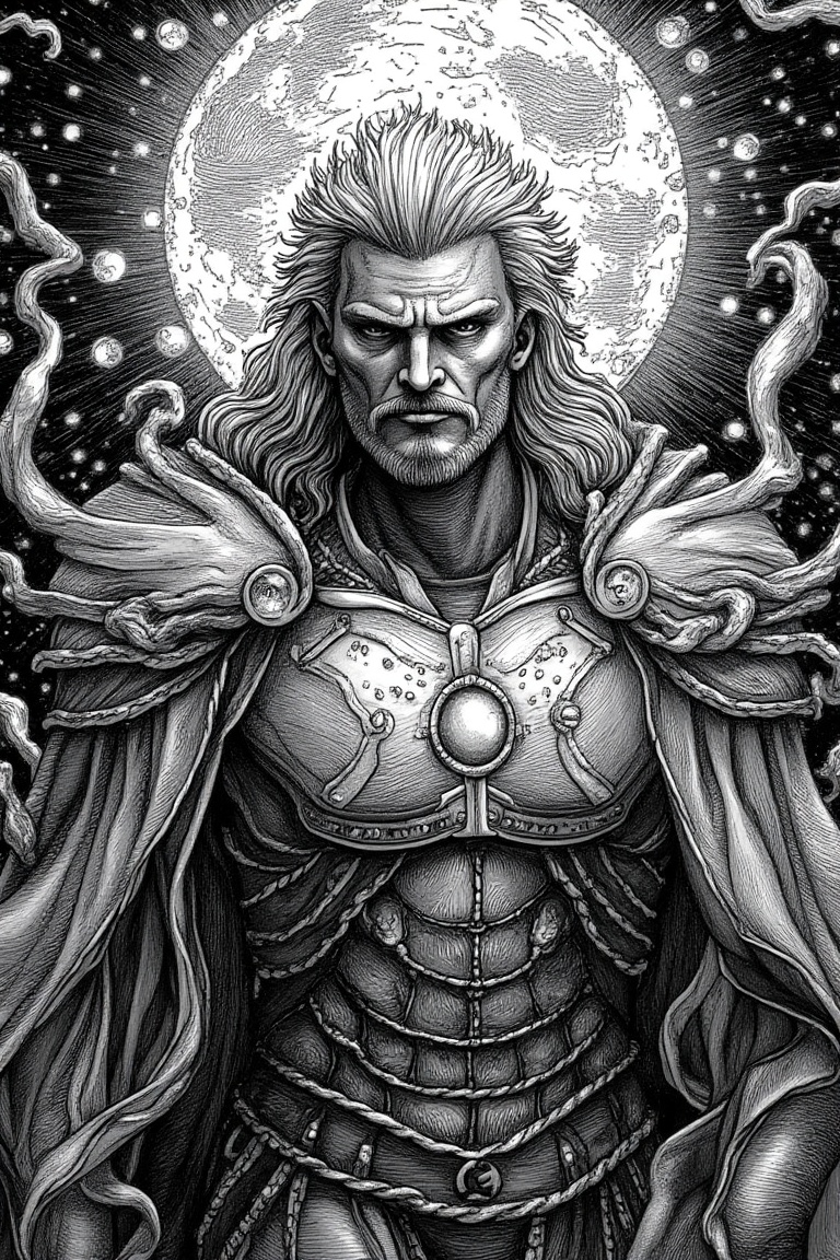 art by Albrecht Dürer,  ironman from nemesis,  diamond skin on Tensor.Art