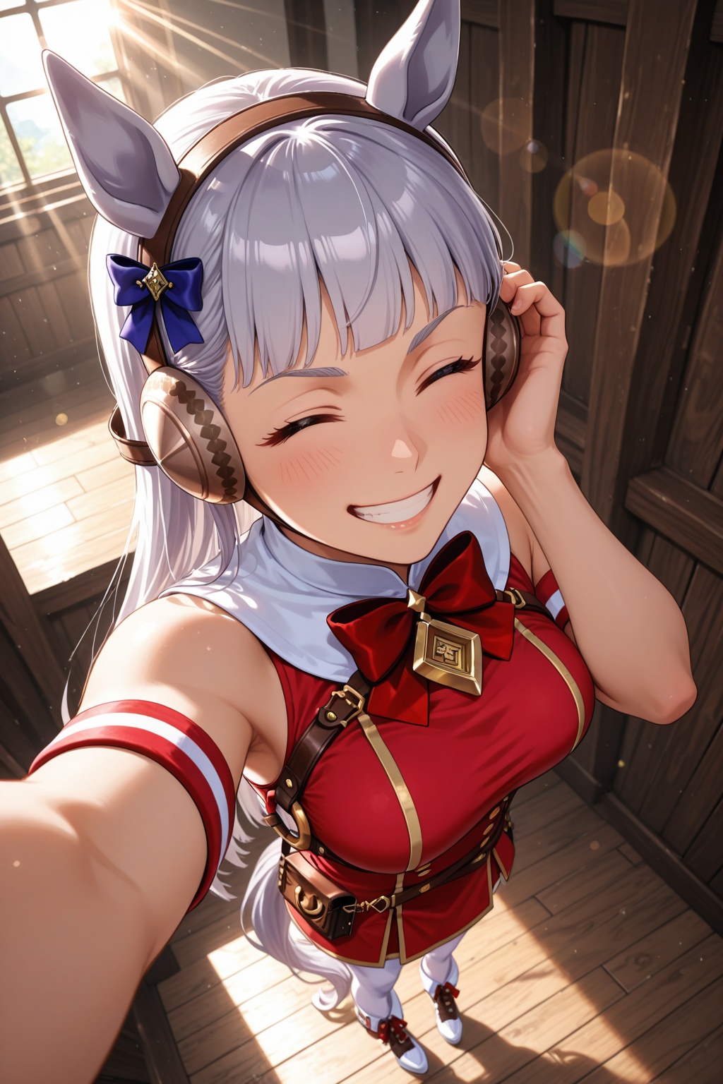 gold ship (umamusume),  1girl,  scenery on Tensor.Art