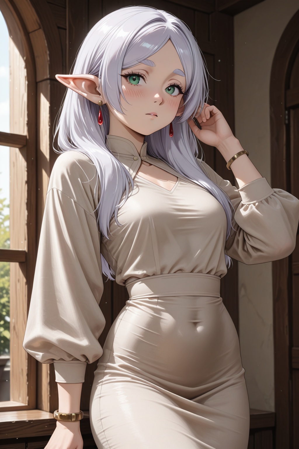 1girl,  frieren,  alternate costume on Tensor.Art