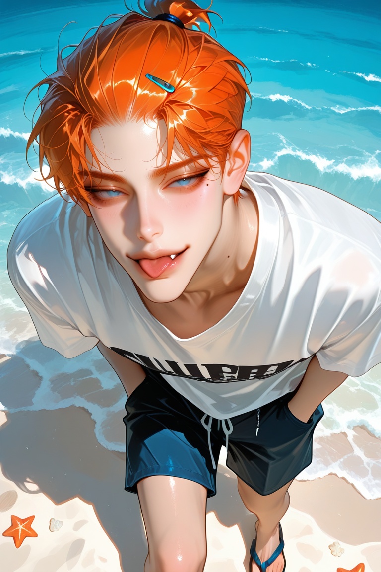 A man solo,  handsome,  looking at viewer on Tensor.Art