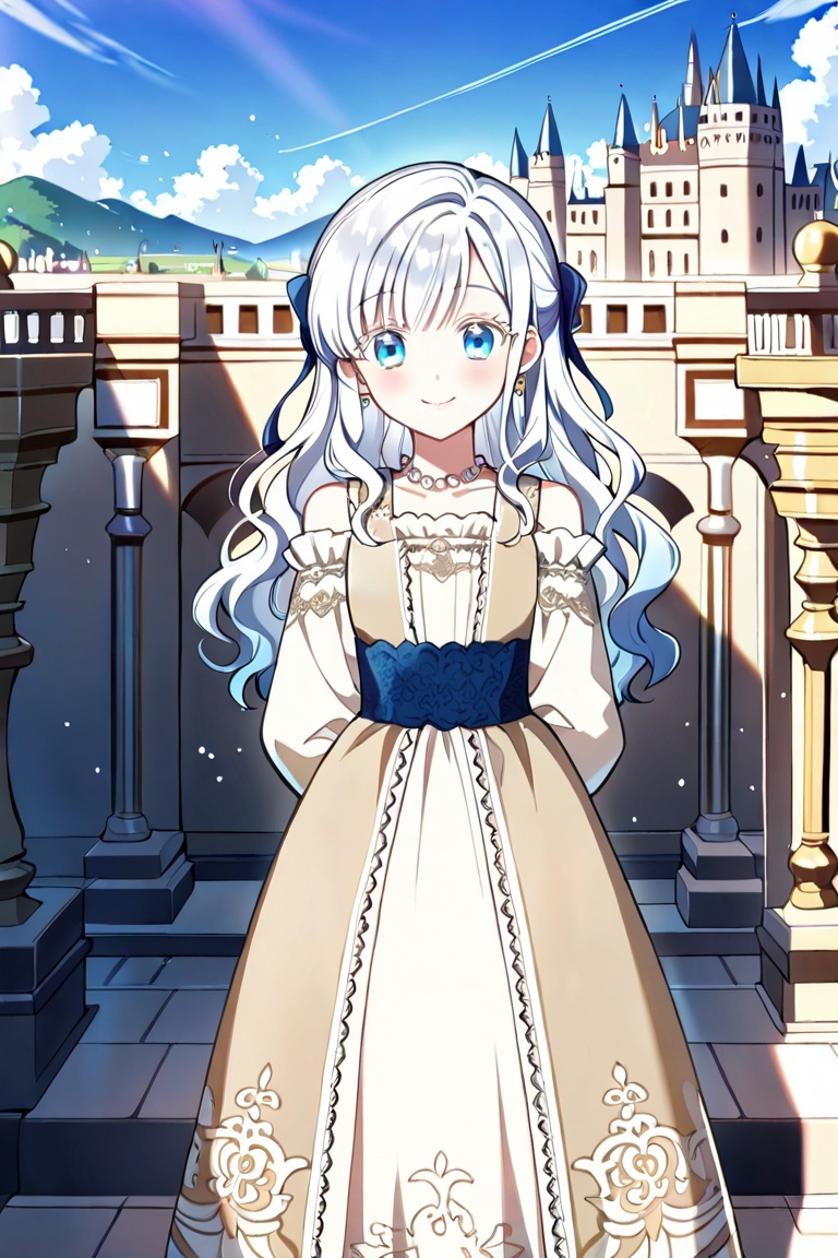 1girl,  solo,  white hair on Tensor.Art