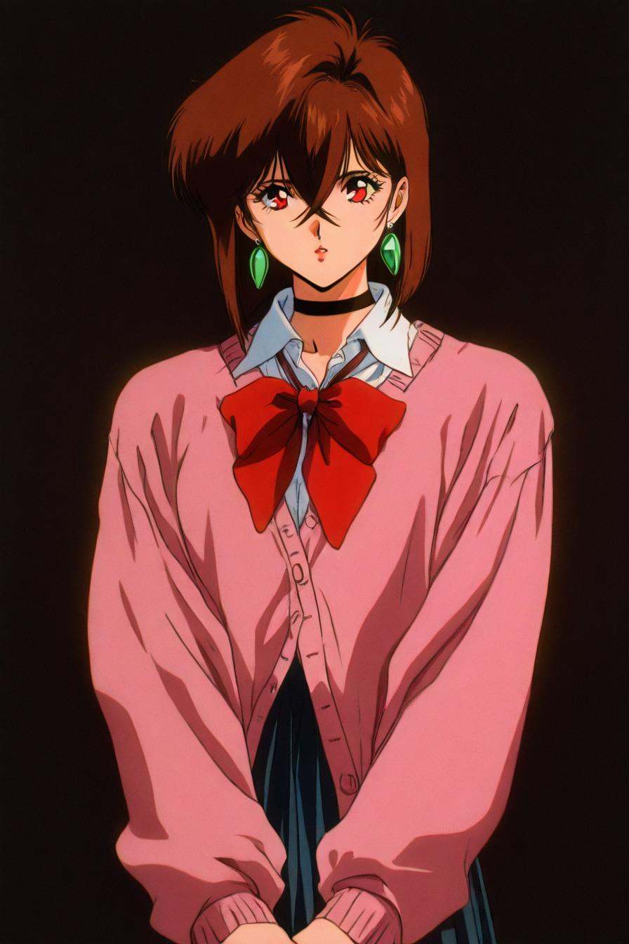 ayasemomo,  hair between eyes,  crossed bangs on Tensor.Art