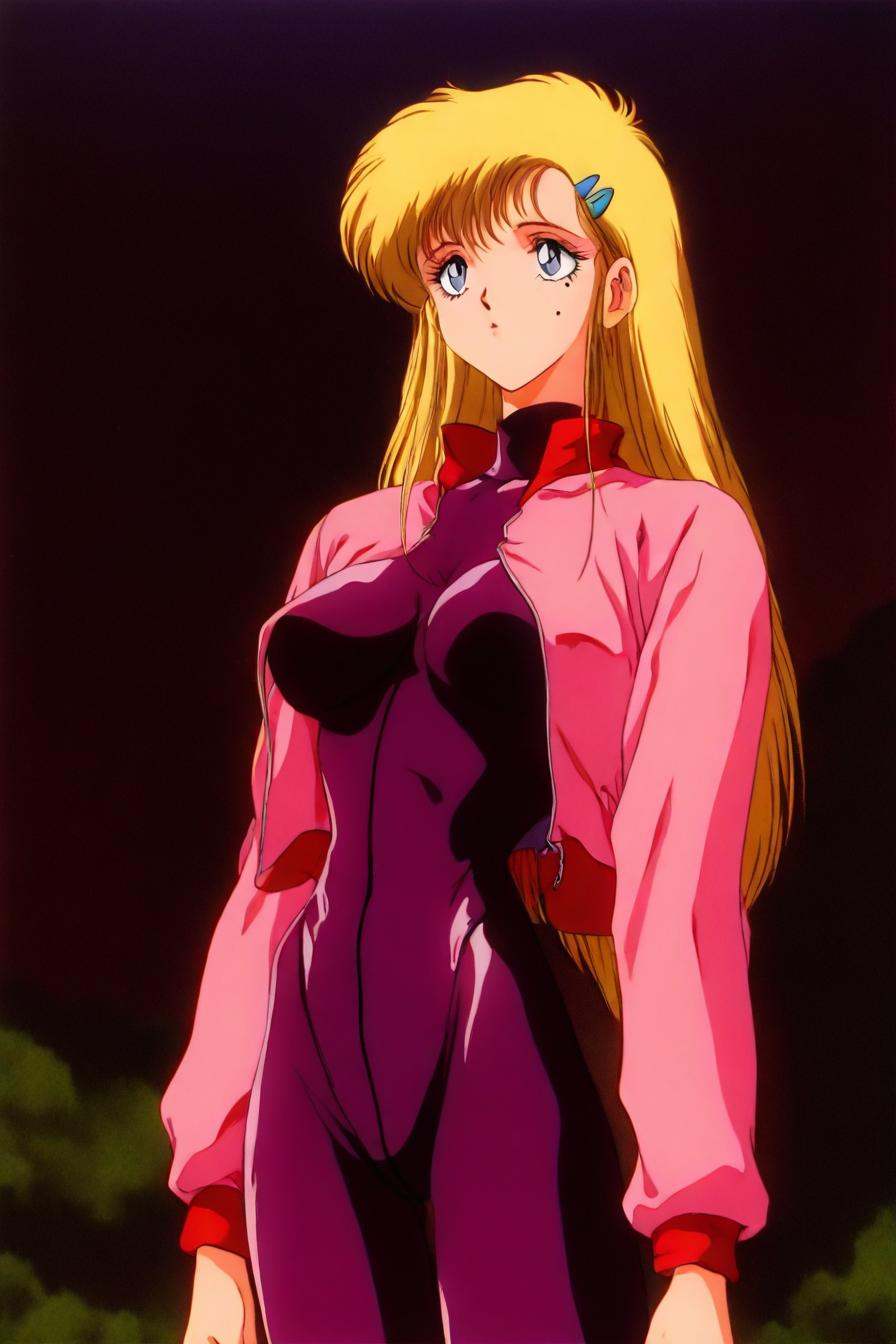fuurinji miu,  blonde hair,  long hair on Tensor.Art