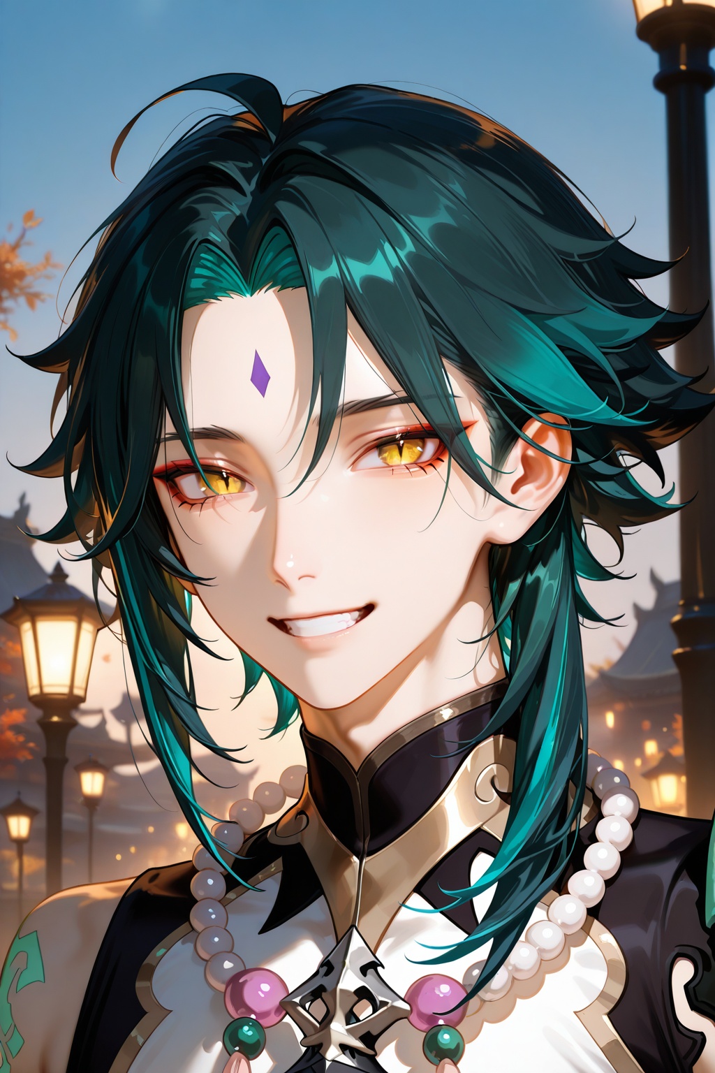 xiao (genshin impact),  genshin impact,  1boy on Tensor.Art