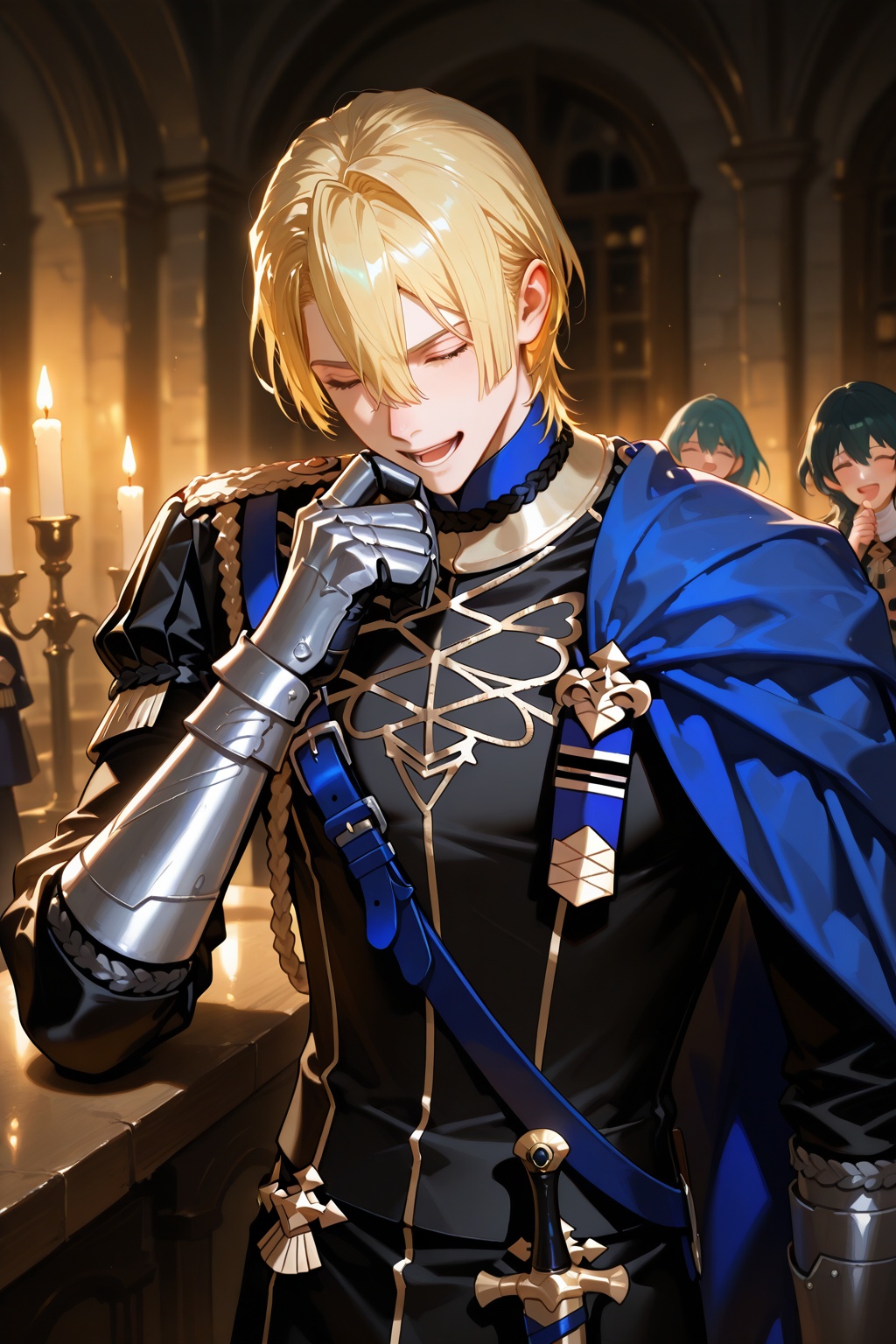dimitri alexandre blaiddyd,  male byleth (fire emblem),  fire emblem on Tensor.Art