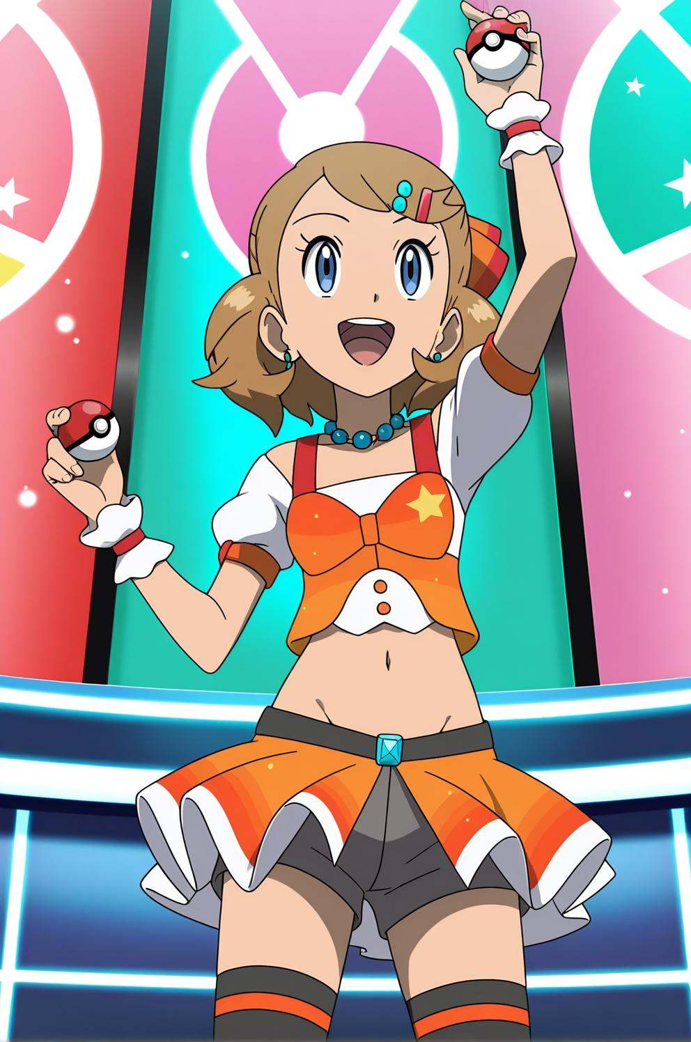anime,  anime screencap,  pokemon xy \(anime\) on Tensor.Art