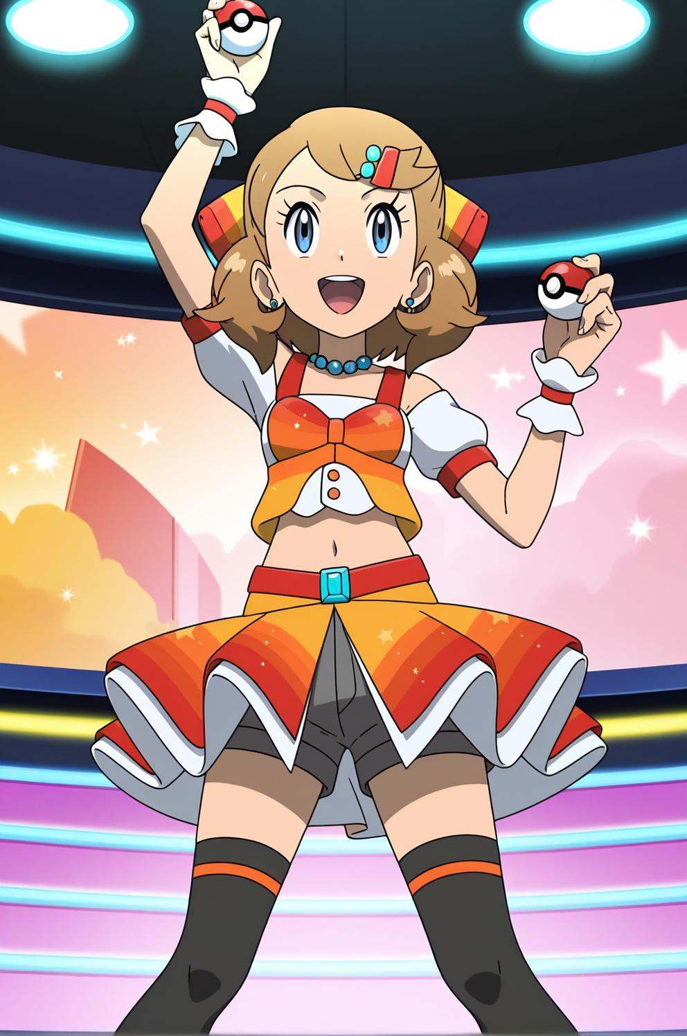 anime,  anime screencap,  pokemon on Tensor.Art