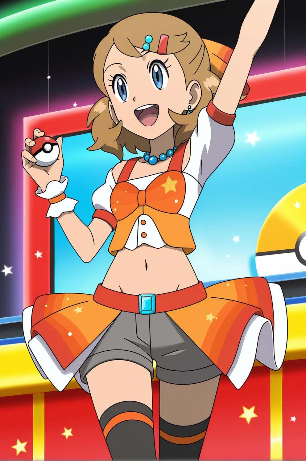 anime,  anime screencap,  pokemon xy \(anime\) on Tensor.Art
