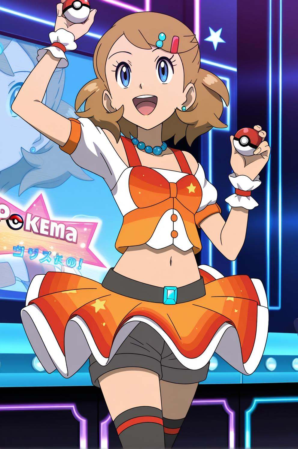 anime,  anime screencap,  pokemon xy \(anime\) on Tensor.Art
