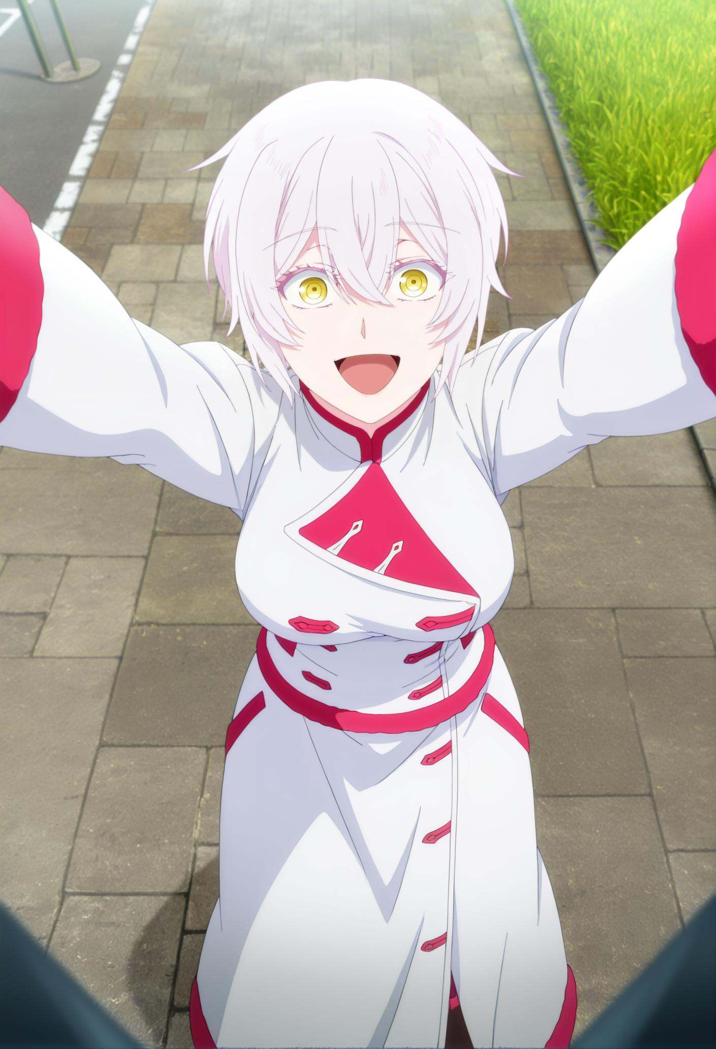 jeanne,  1girl,  white hair on Tensor.Art