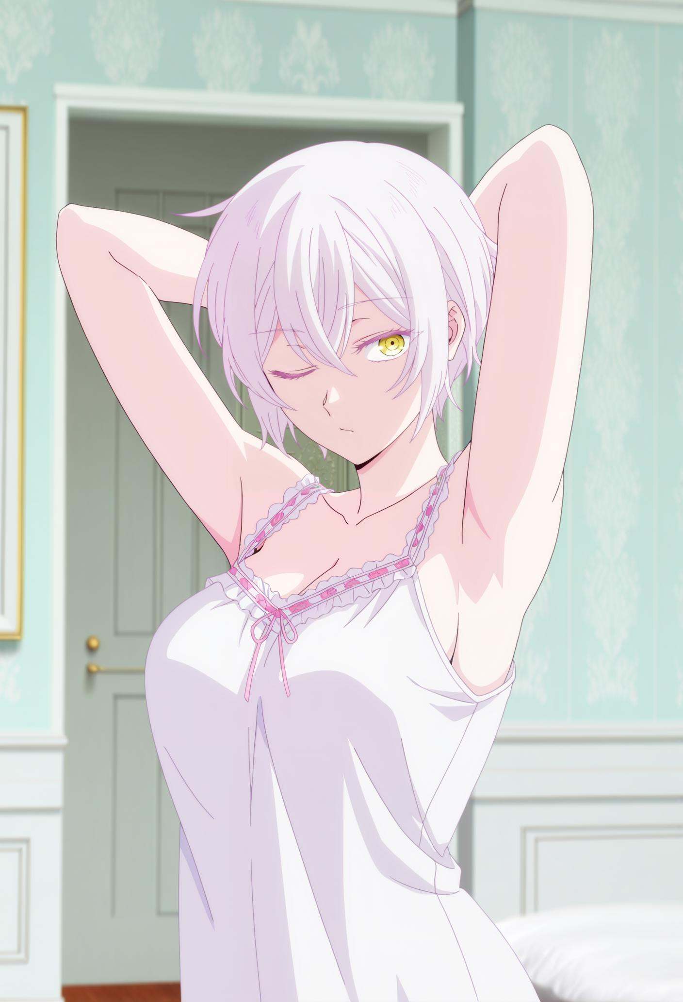 jeanne,  1girl,  white hair on Tensor.Art