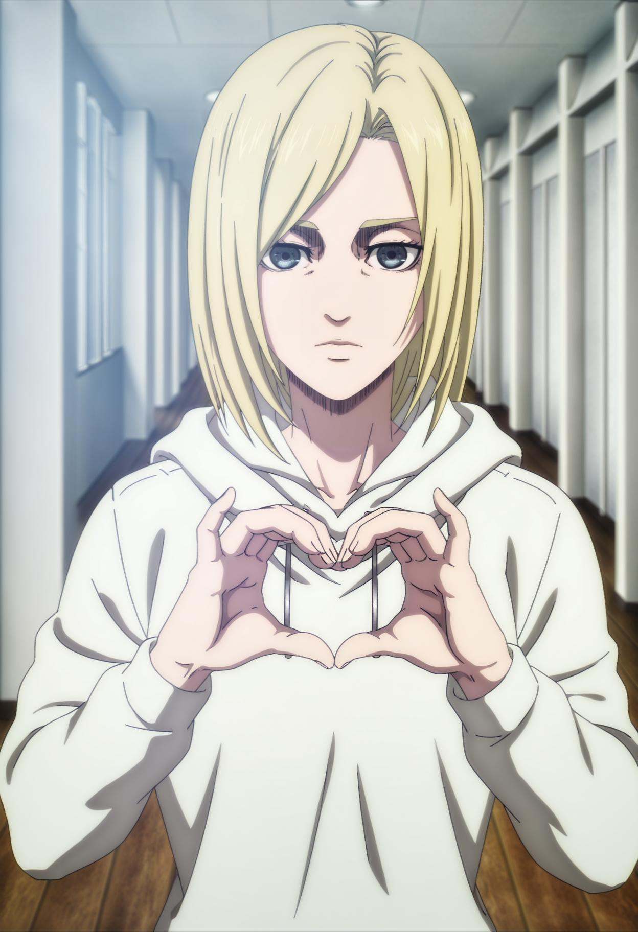 anime screencap,  annie leonhart,  1girl on Tensor.Art