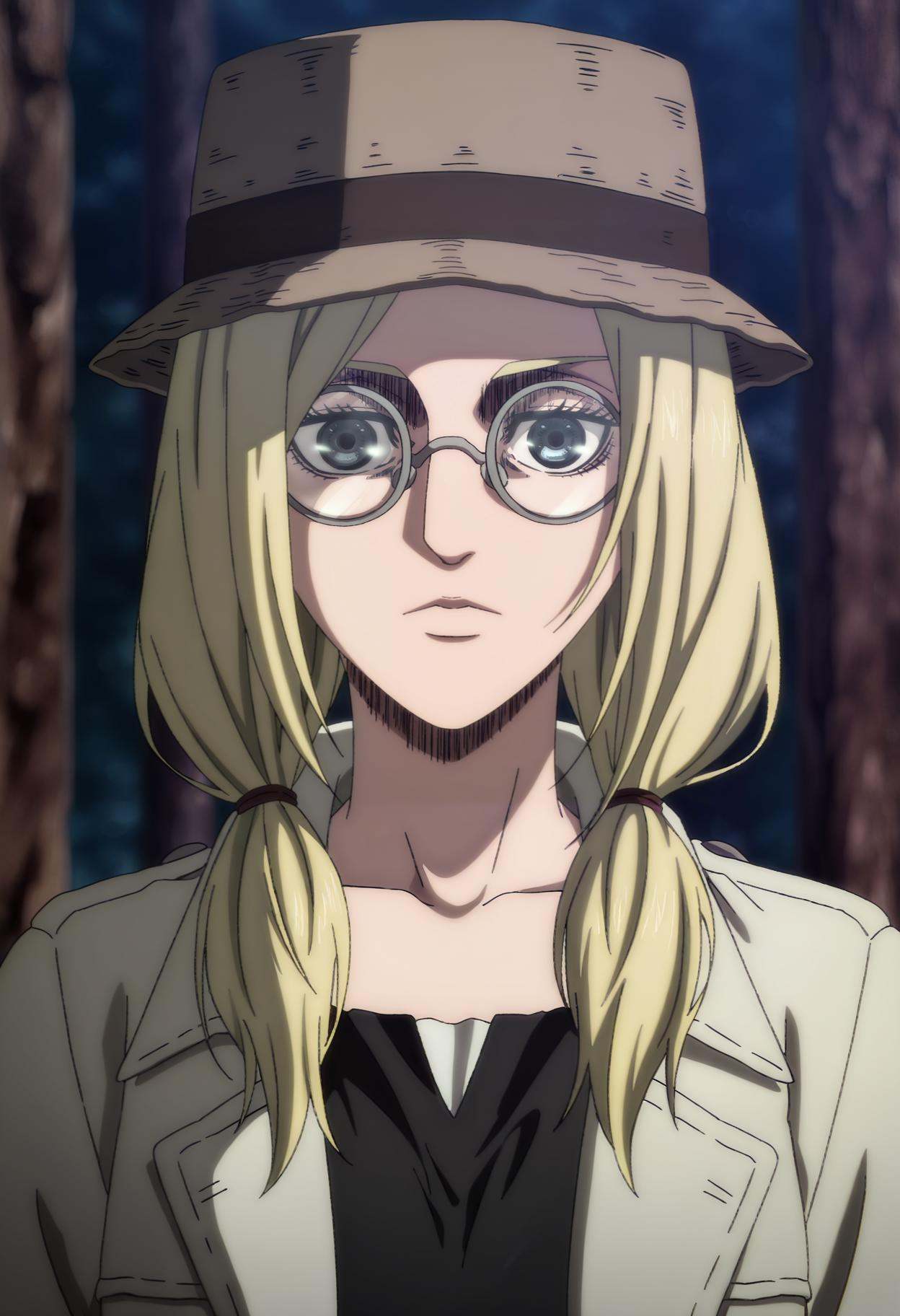 anime screencap,  annie leonhart,  depth of field on Tensor.Art
