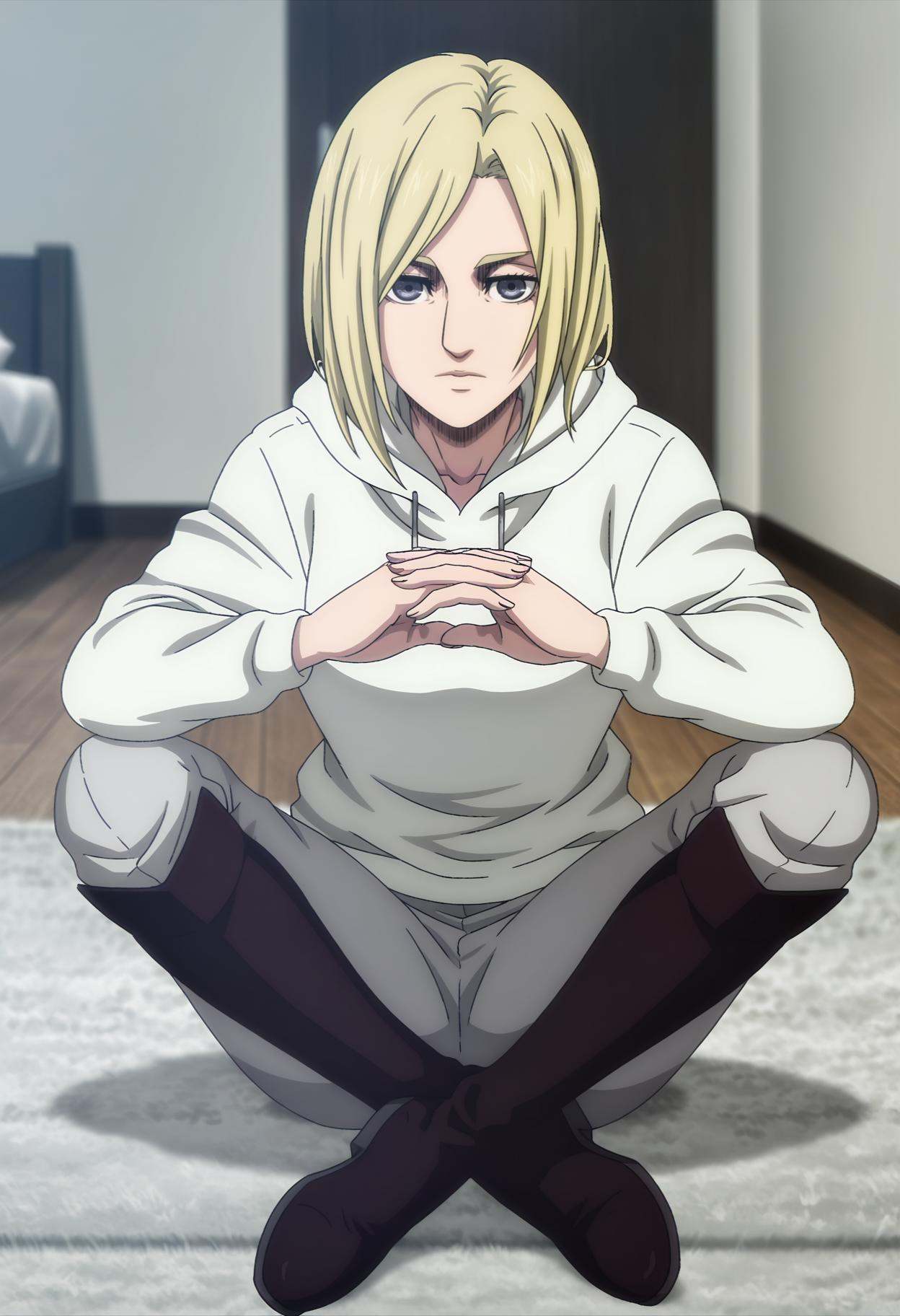 anime screencap,  annie leonhart,  depth of field on Tensor.Art