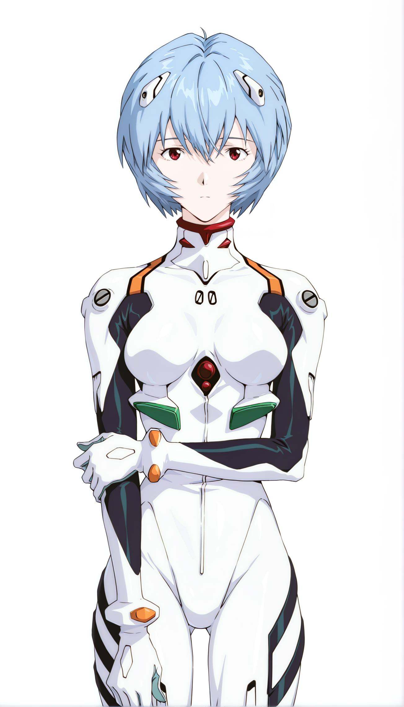 ayanami rei,  1girl,  short hair on Tensor.Art