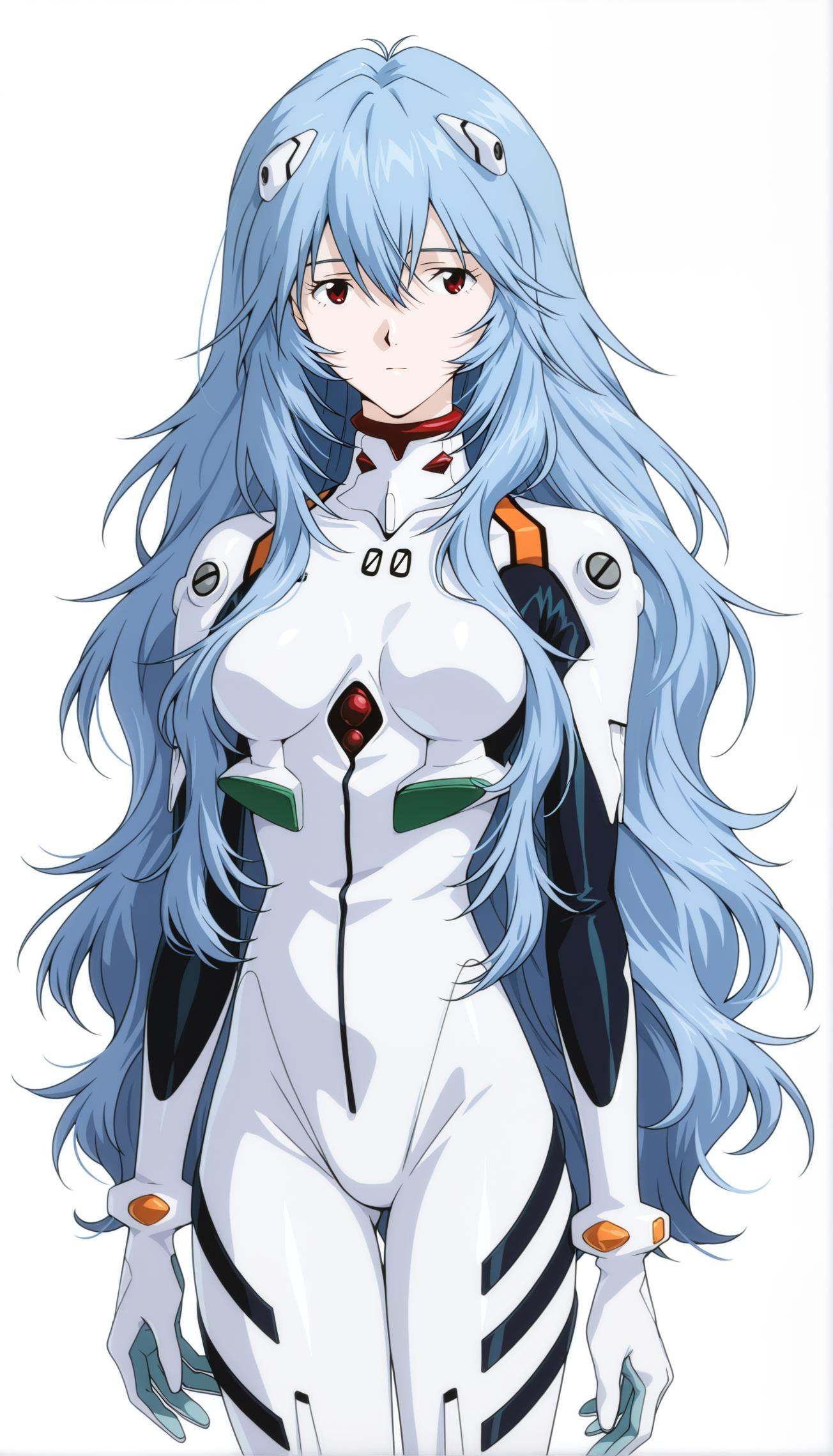 ayanami rei,  1girl,  long hair on Tensor.Art