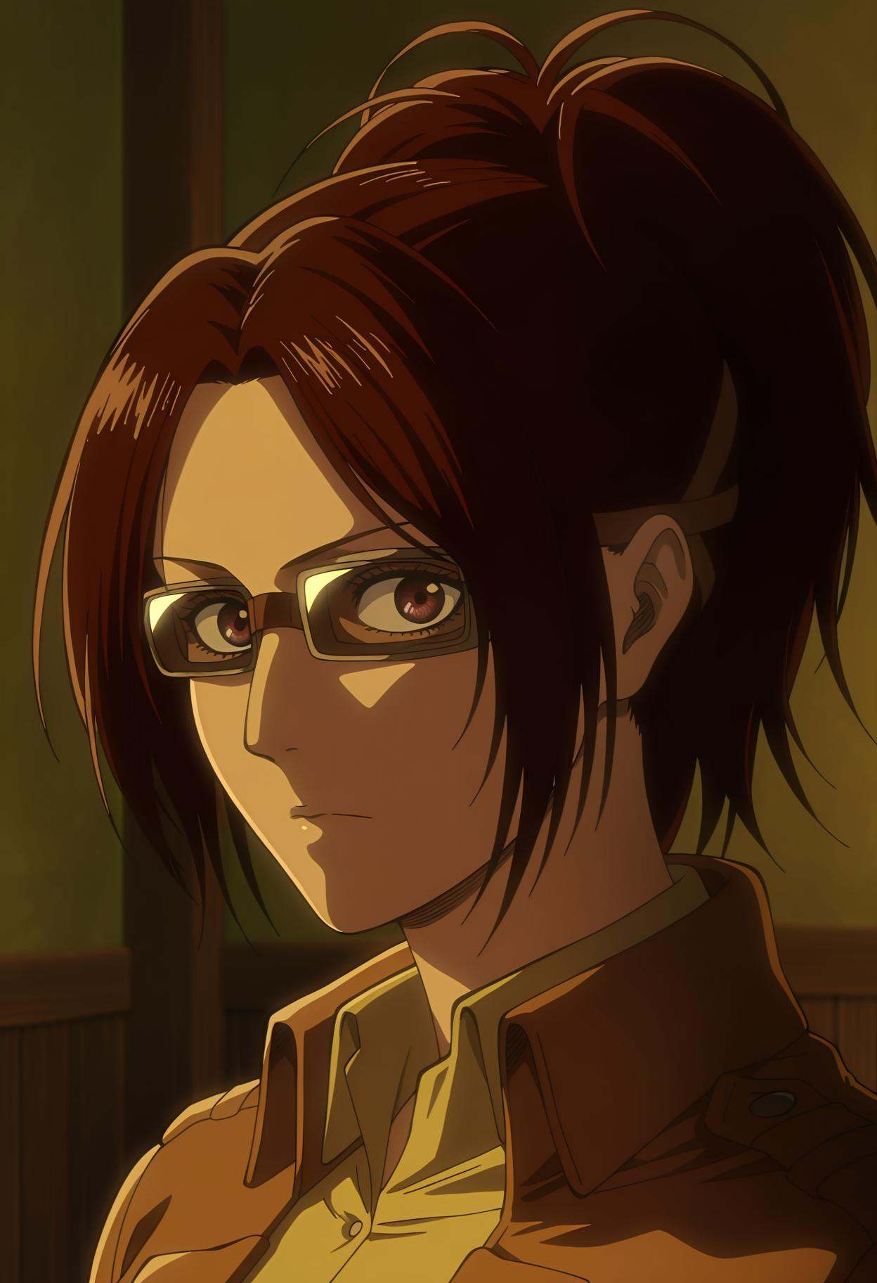 hange zoe,  1girl,  brown hair on Tensor.Art