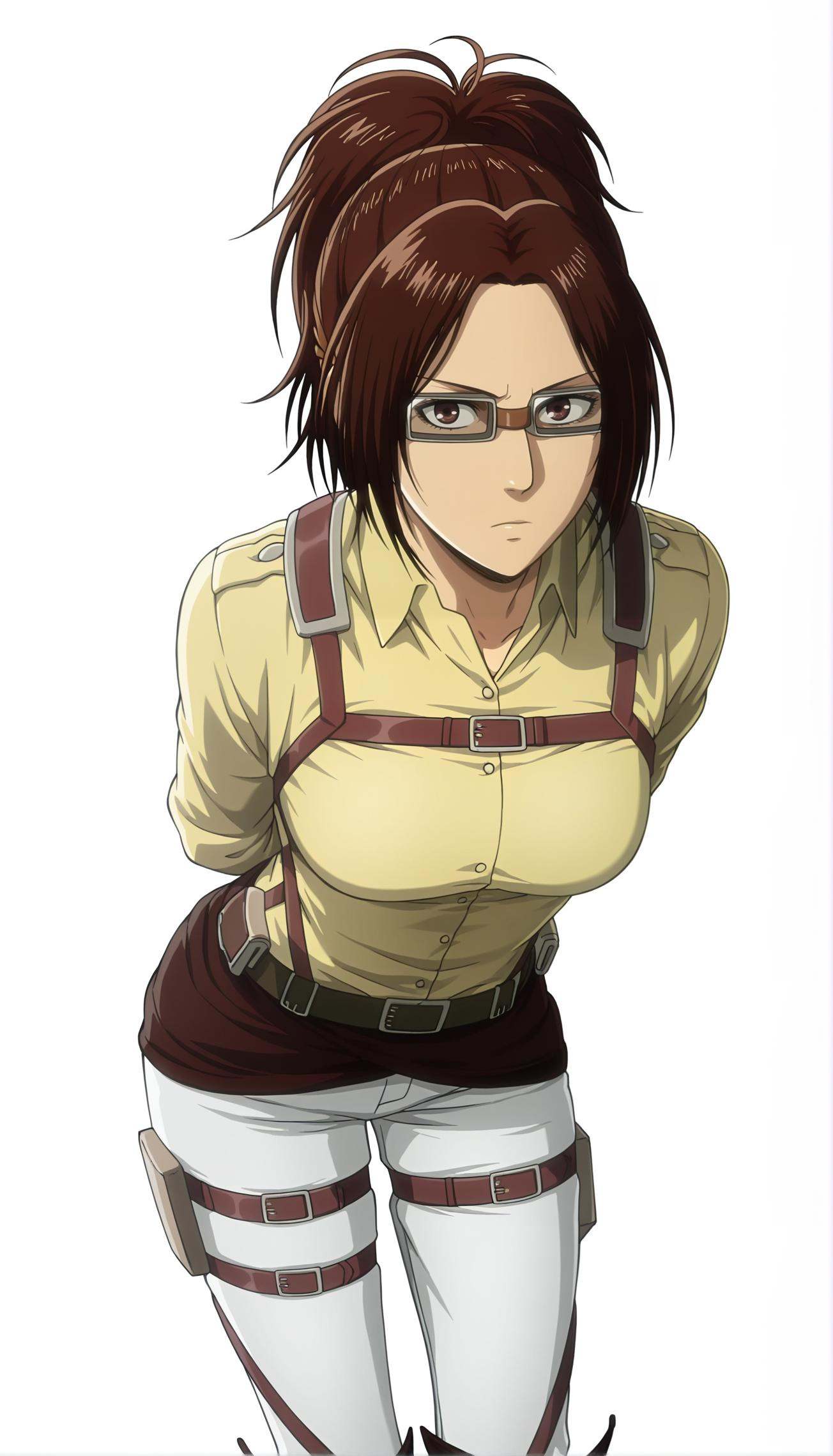 hange zoe,  1girl,  brown hair on Tensor.Art