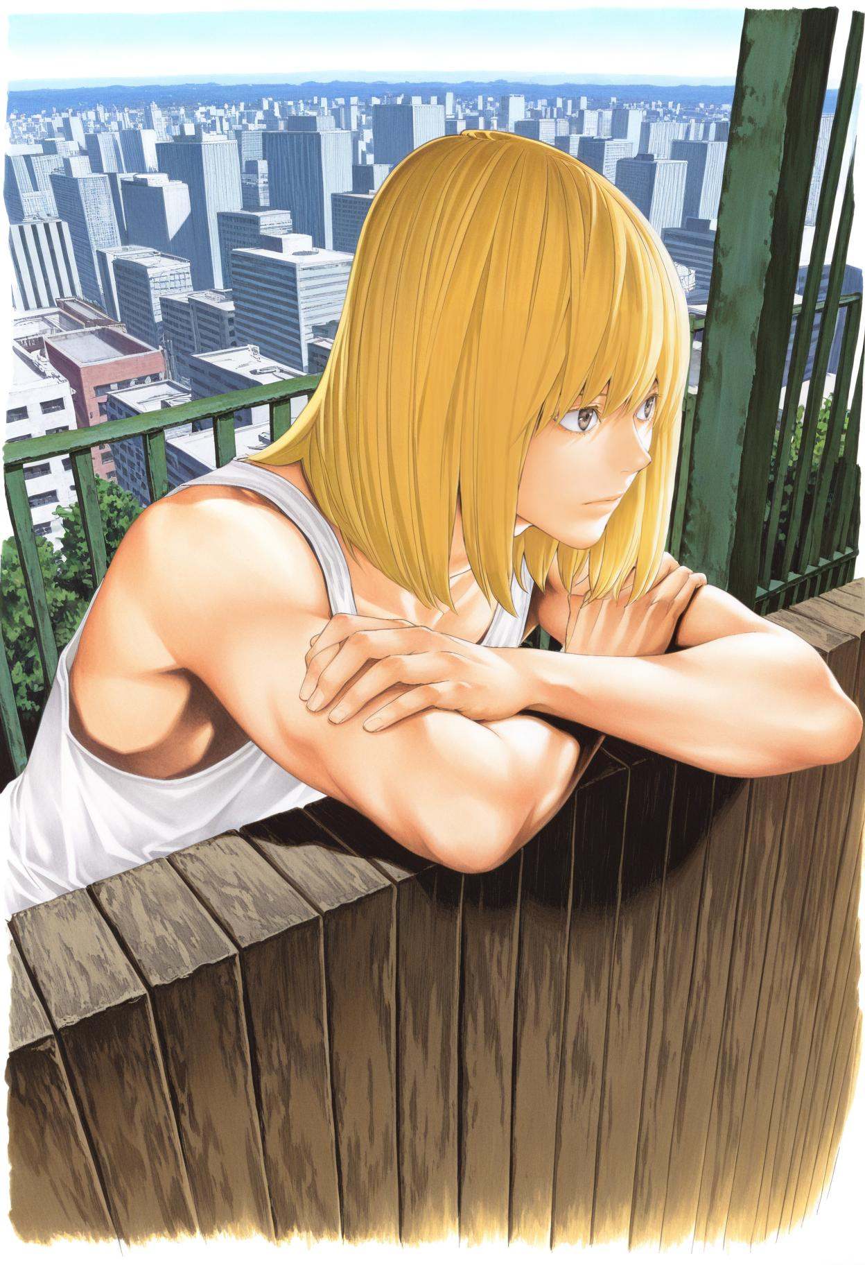 obata takeshi,  traditional media,  1boy on Tensor.Art