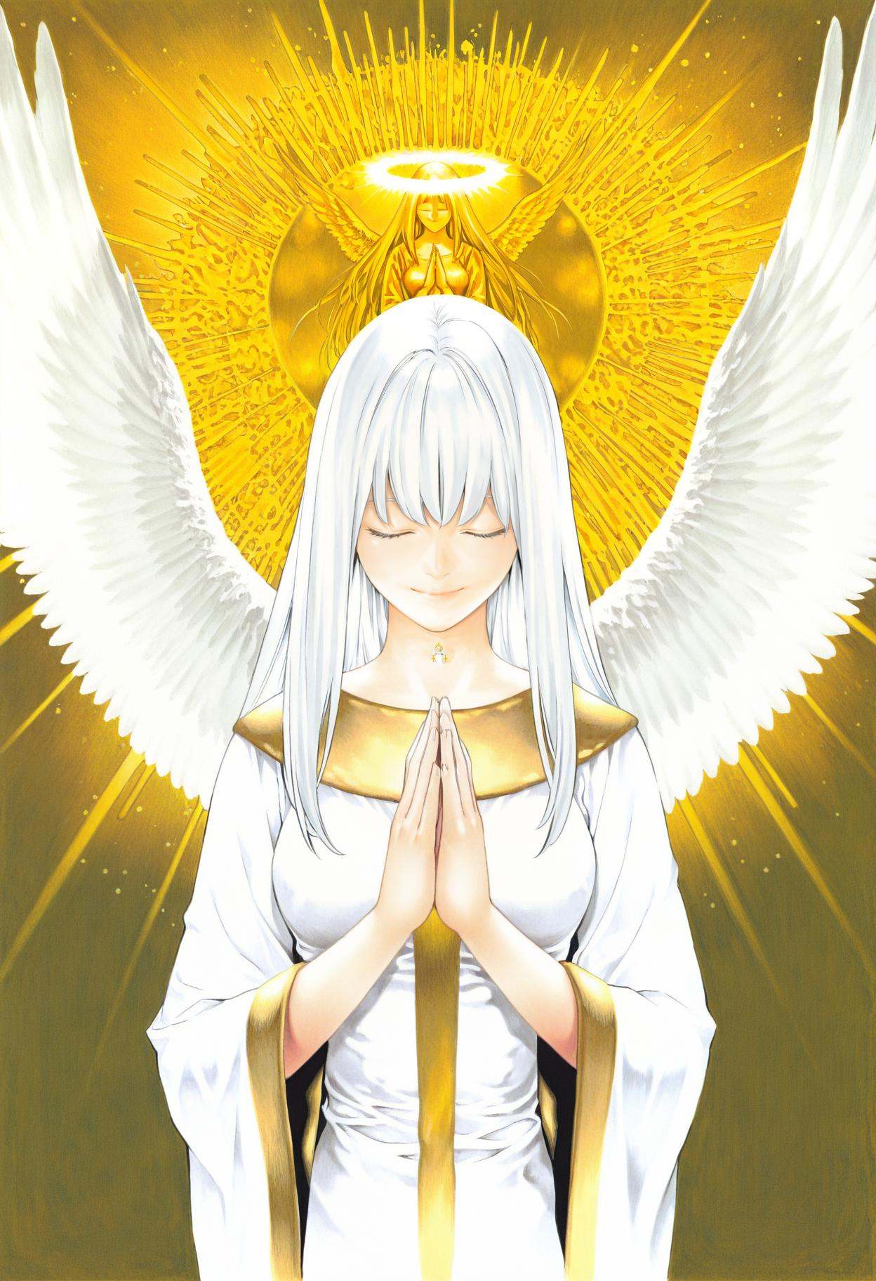 obata takeshi,  traditional media,  1girl on Tensor.Art