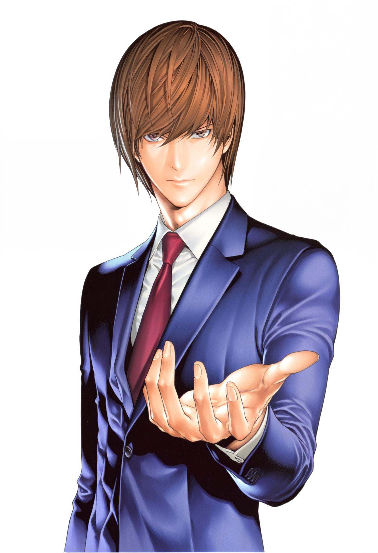 obata takeshi,  1boy,  yagami light on Tensor.Art